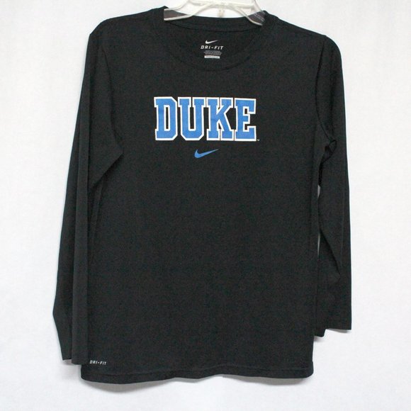 Boy's Large Duke Long Sleeve Dri-Fit Nike Shirt - Picture 3 of 11